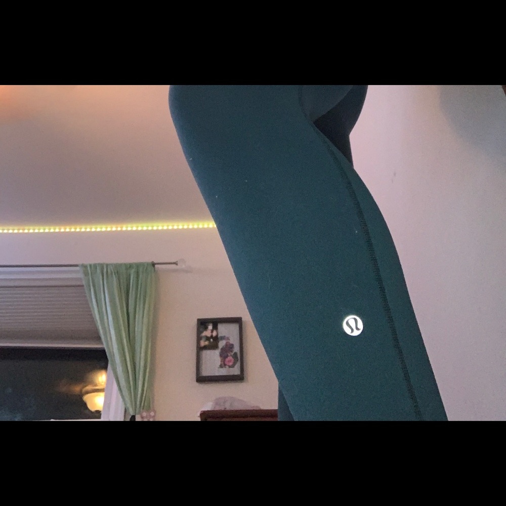 lulu lemon blue leggings